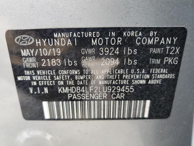 KMHD84LF2LU929455 Hyundai Elantra SE 13