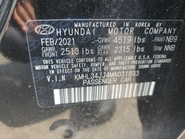 KMHL34JJ4MA031833 | 2021 HYUNDAI SONATA HYB