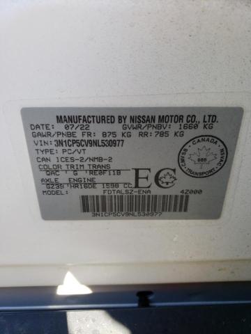 2022 NISSAN KICKS SV - 3N1CP5CV9NL530977