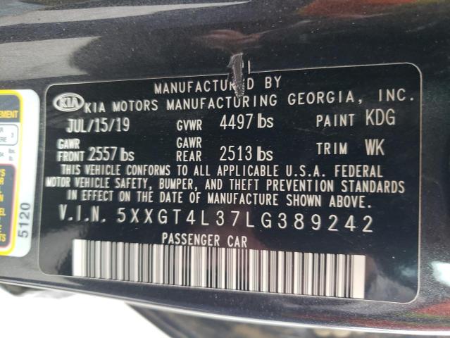 5XXGT4L37LG389242 KIA Optima Lx
