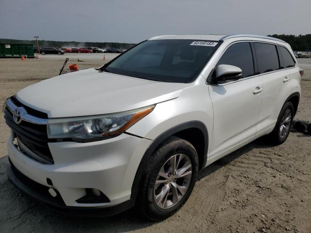 VIN 5TDKKRFH3FS045668 2015 Toyota Highlander, Xle no.1