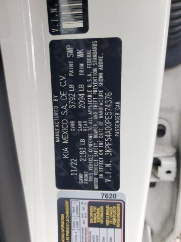 3KPF54AD0PE574376 KIA Forte Gt Line