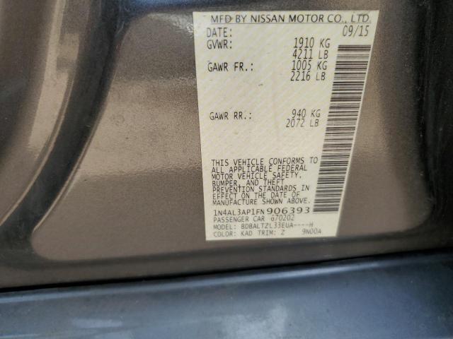 1N4AL3AP1FN906393 Nissan ALTIMA 2.5