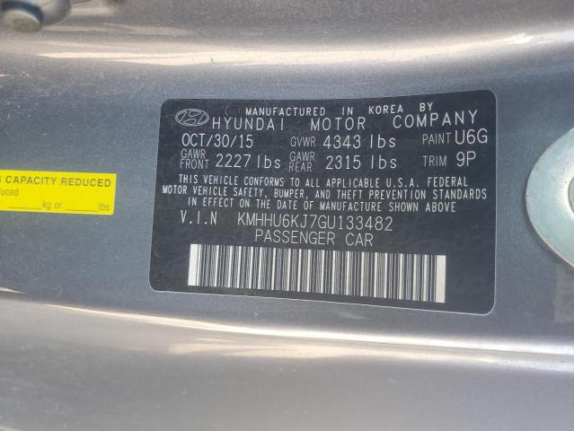 2016 HYUNDAI GENESIS CO - KMHHU6KJ7GU133482
