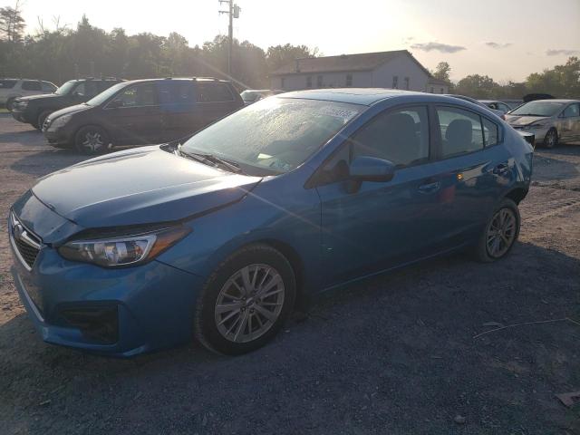 VIN: 4S3GKAD67J3611883 Auction: COPART Lot: 62359373 Location: PA - YORK HAVEN 4S3GKAD67J3611883 SUBARU IMPREZA 2018 BLUE Photo 1