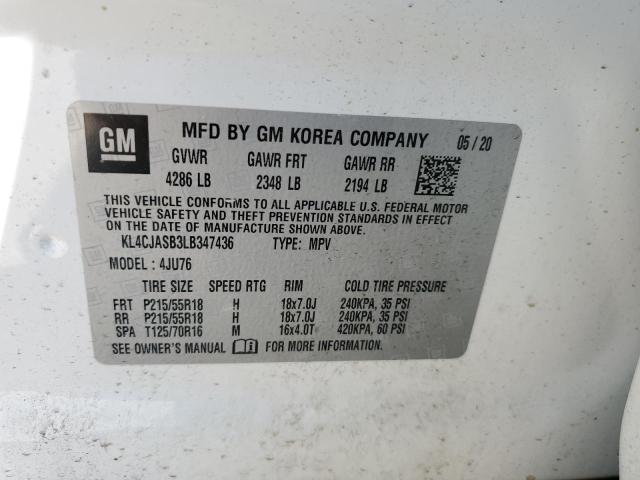 KL4CJASB3LB347436 Buick Encore Preferred