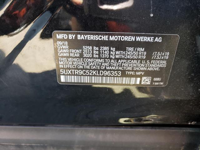 5UXTR9C52KLD96353 2019 BMW X3, photo no. 14