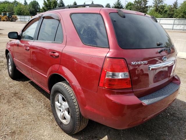 VIN: KNDJC735785792433 Auction: COPART Lot: 62264383 Location: IL - CHICAGO NORTH KNDJC735785792433 KIA SORENTO 2008 RED Photo 2