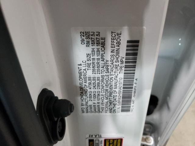 5H6RW2H59NA015710 Honda CR-V EX