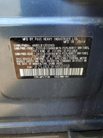 JF2SJADC9FH450158 Subaru Forester 2.5i Premium
