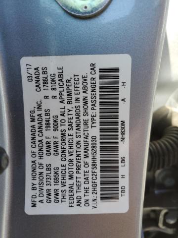 2HGFC2F58HH528930 Honda Civic Lx