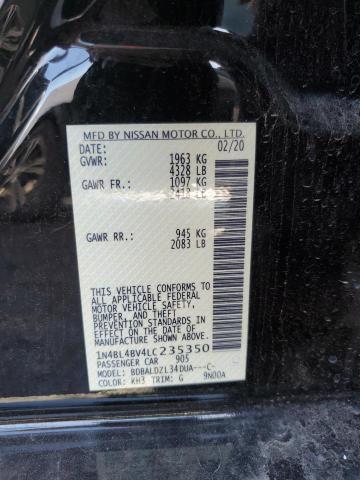 1N4BL4BV4LC235350 Nissan ALTIMA S
