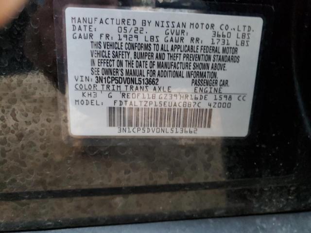 2022 NISSAN KICKS SR - 3N1CP5DV0NL513662