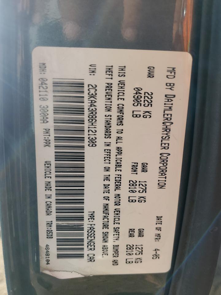 2C3KA43R86H121309 2006 Chrysler 300