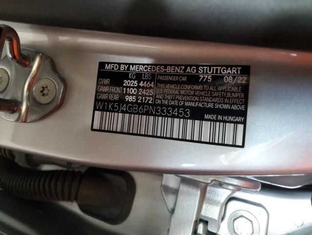 W1K5J4GB6PN333453 Mercedes-Benz CLA 250