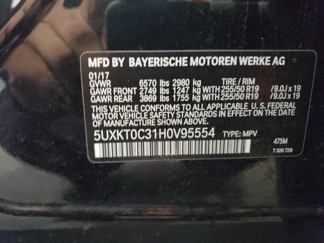 5UXKT0C31H0V95554 2017 BMW X5, photo no. 13