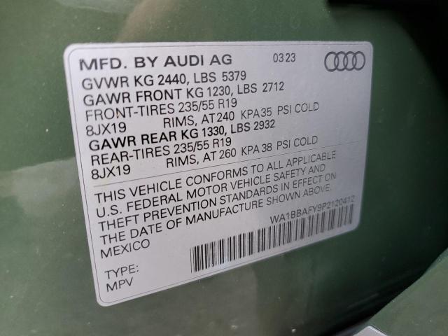 WA1BBAFY9P2120412 2023 AUDI Q5, photo no. 13