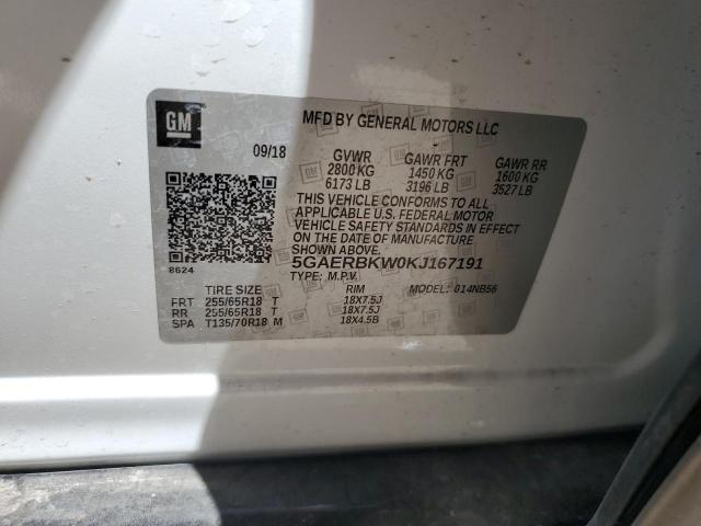 5GAERBKW0KJ167191 Buick Enclave Essence