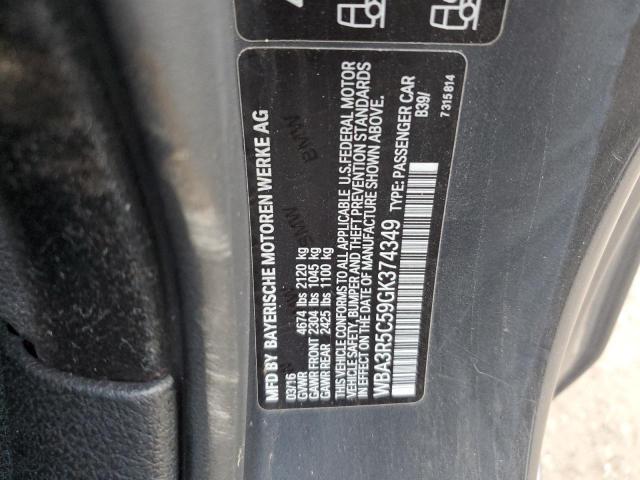 2016 BMW 435 XI - WBA3R5C59GK374349