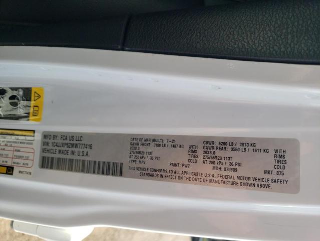 1C4JJXP62MW777416 Jeep Wrangler Unlimited Sahara 4xe