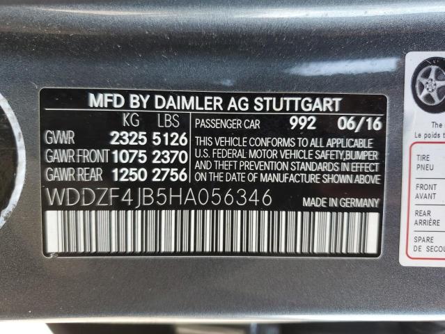 WDDZF4JB5HA056346 Mercedes-Benz E 300