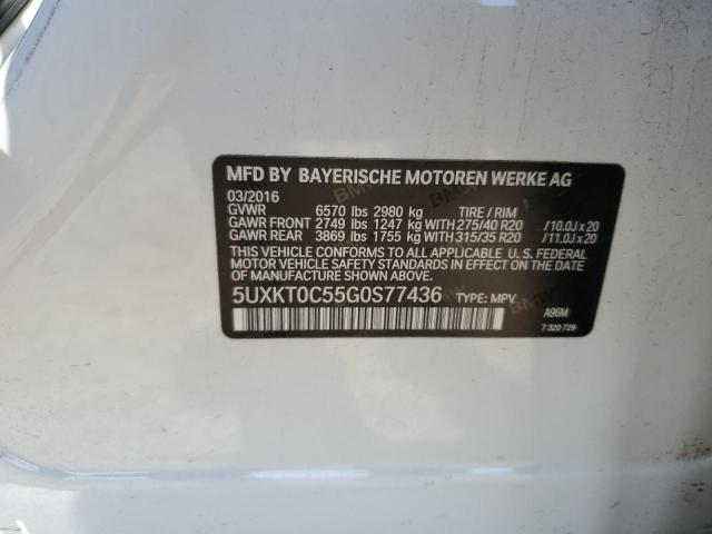 5UXKT0C55G0S77436 BMW X5 Xdr40e