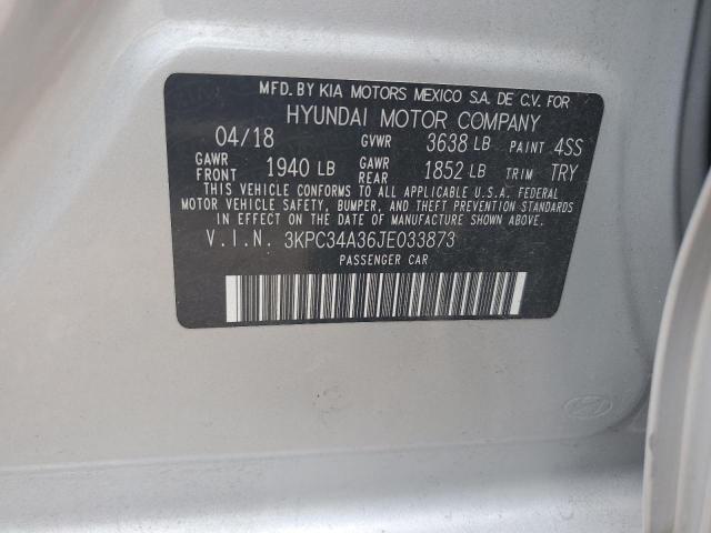 2018 HYUNDAI ACCENT LIM - 3KPC34A36JE033873