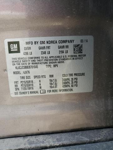 KL4CJCSB8EB701045 Buick Encore