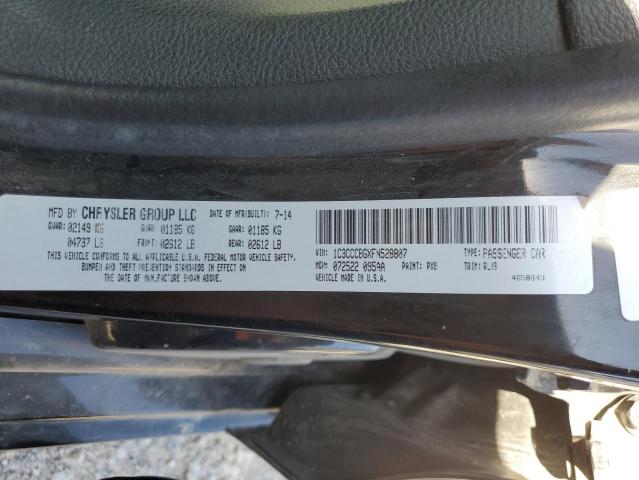 1C3CCCBGXFN528807 Chrysler 200 S