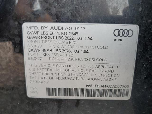 VIN WA1DGAFP0DA057705 2013 Audi Q5, Premium Plus no.13