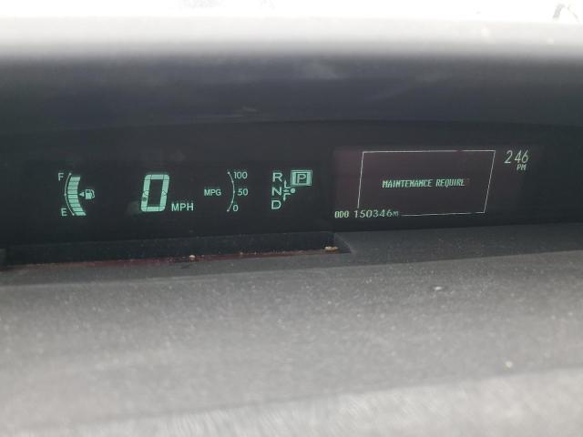  TOYOTA PRIUS 2012 Червоний
