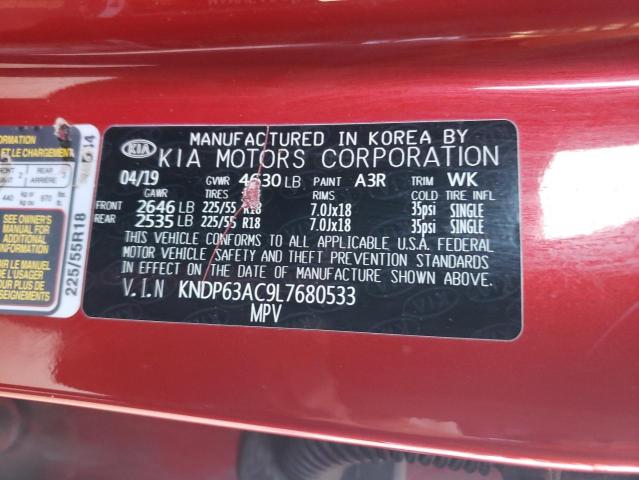 KNDP63AC9L7680533 Kia Sportage S 10