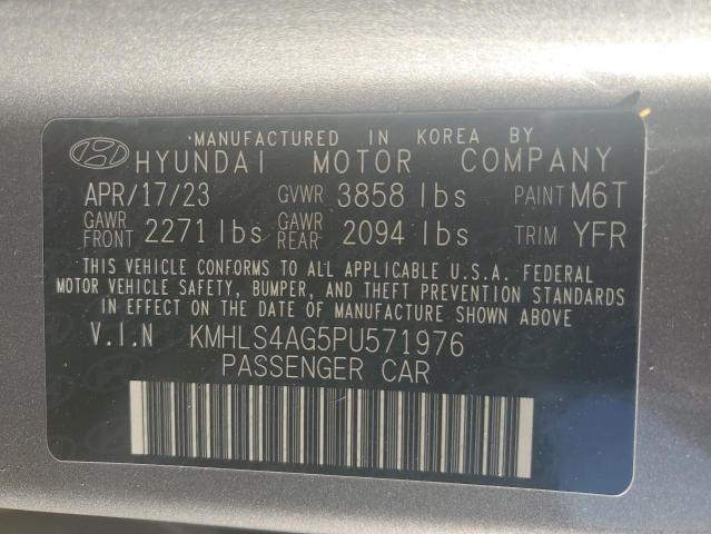 KMHLS4AG5PU571976 Hyundai Elantra SE 10