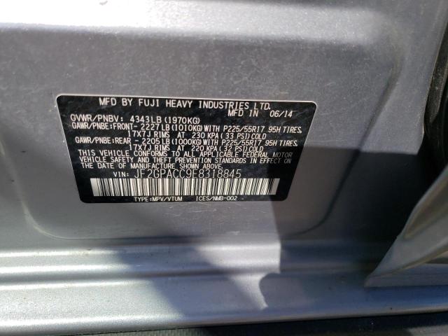 JF2GPACC9E8318845 Subaru Xv Crosstrek 2.0 Premium