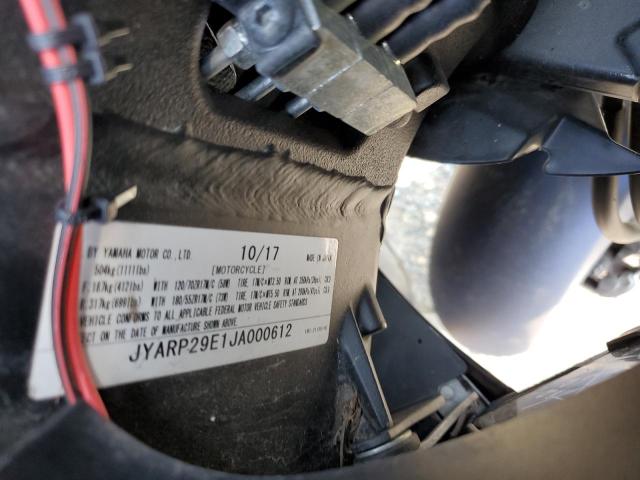 2018 YAMAHA FJR1300 A JYARP29E1JA000612