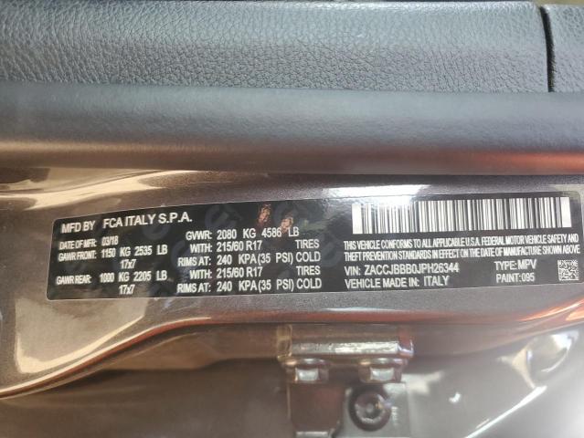 ZACCJBBB0JPH26344 Jeep Renegade Latitude
