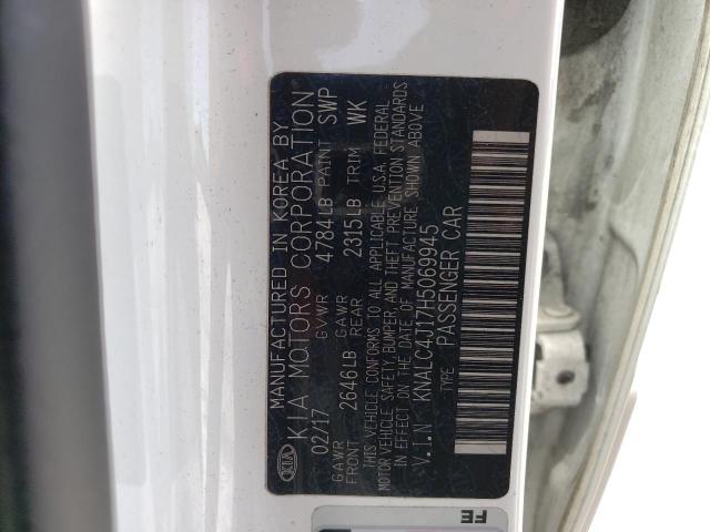 2017 KIA CADENZA PR - KNALC4J17H5069945