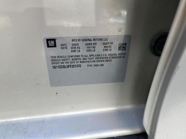 1G11C5SL3FF287476 Chevrolet MALIBU 1LT