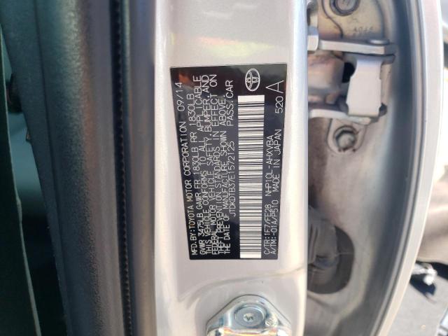 JTDKDTB37E1572125 Toyota PRIUS C