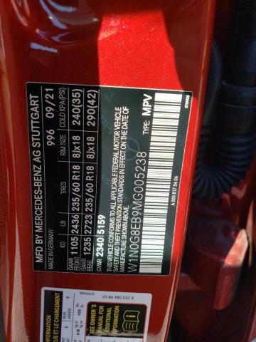 Mercedes-Benz Glc 300 4matic 2021 W1N0G8EB9MG005238 Image 12