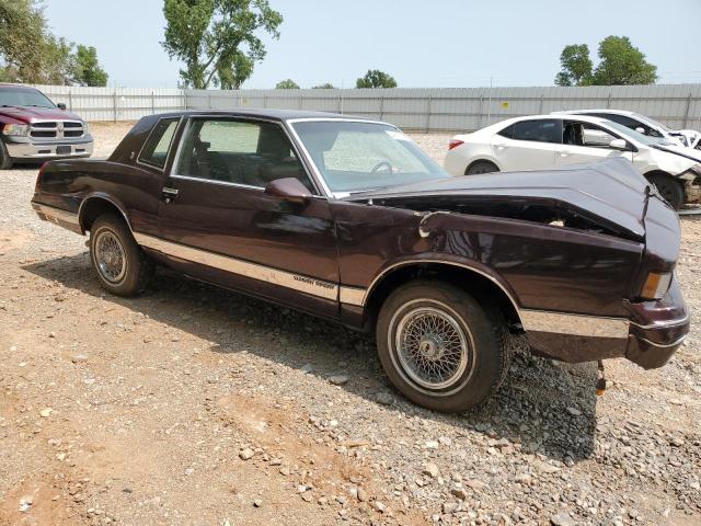 1987 Chevrolet Monte Carlo VIN: 1G1GZ11H6HR101588 Lot: 64289713