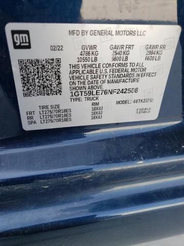 1GT59LE76NF242508 GMC Sierra K2500 Heavy Duty