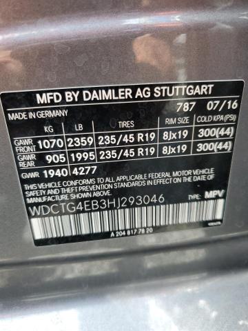 2017 MERCEDES-BENZ GLA 250 - WDCTG4EB3HJ293046