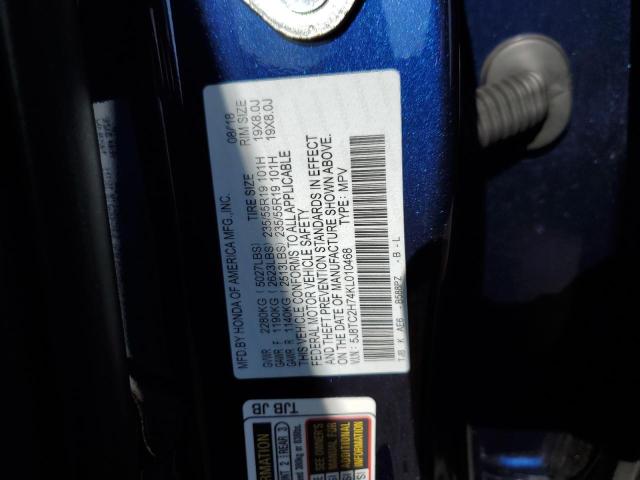 5J8TC2H74KL010468 Acura Rdx Advance