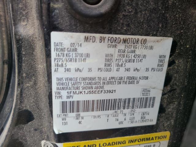 1FMJK1J55EEF33921 Ford Expedition El Xlt
