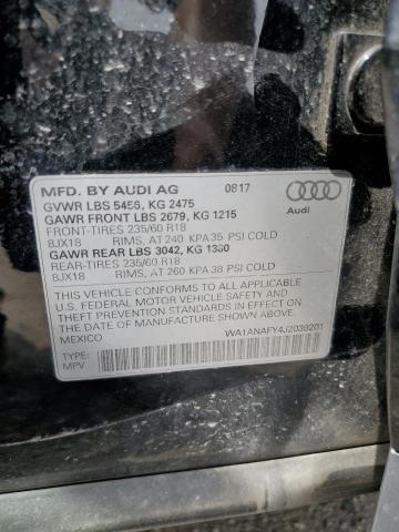 WA1ANAFY4J2039201 2018 AUDI Q5, photo no. 12