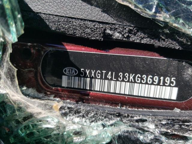 5XXGT4L33KG369195 KIA Optima Lx