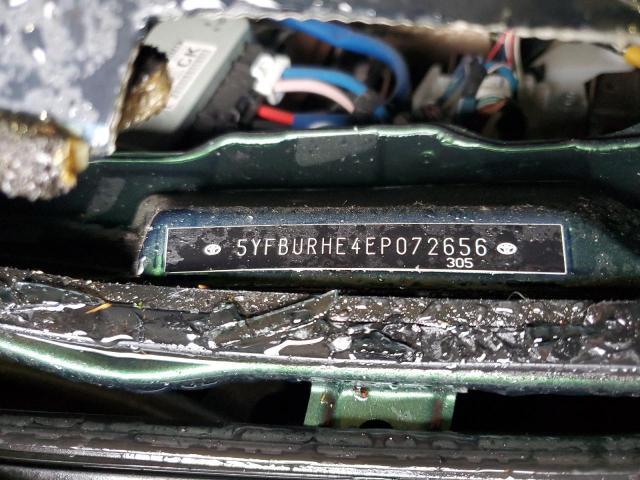 5YFBURHE4EP072656 Toyota COROLLA L