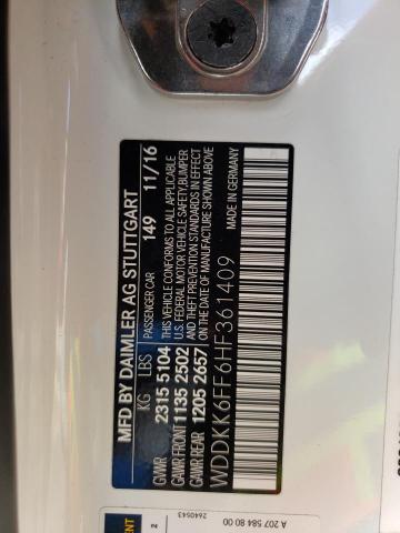 WDDKK6FF6HF361409 Mercedes-Benz E 400