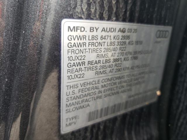 2020 AUDI Q8 PRESTIG WA1FVAF13LD022390